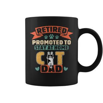 Retirement Cats Owner Dog Paw Cat Dad Coffee Mug - Monsterry AU