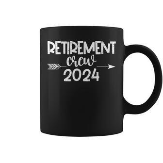 Retirement Crew 2024 Retired Squad Party Group Matching Coffee Mug - Seseable