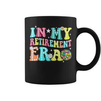 In My Retirement Era Groovy Teacher Retired 2024 Coffee Mug - Seseable