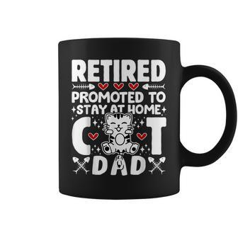 Retirement Plan Cats Owner Lovers Cat Dad Coffee Mug - Monsterry DE