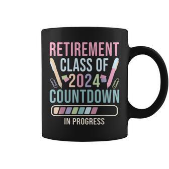 Retirement Primary Elementary Teacher 2024 Retiring Progress Coffee Mug - Monsterry DE