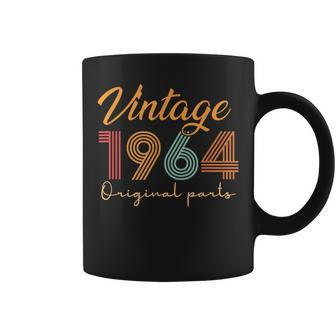 Retro 60Th Birthday Vintage 1964 Original Part 60 Year Old Coffee Mug - Monsterry