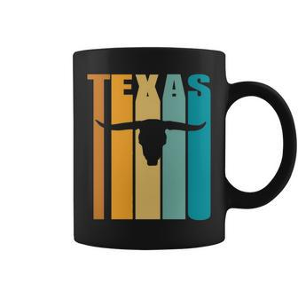 Retro 70S Vintage Texas Longhorn Coffee Mug | Mazezy