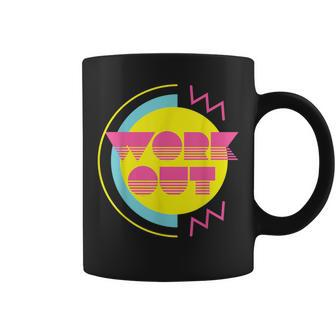 Retro 80S Workout T Vintage 1980S Costume Gym Clothing Coffee Mug - Monsterry UK