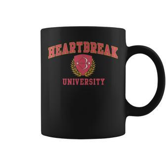 Retro Boho Valentine Heartbreak University Cupid's Arrow Coffee Mug - Monsterry CA