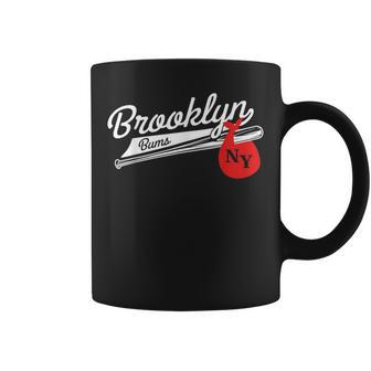 Retro Brooklyn Bums New York Baseball Coffee Mug - Monsterry