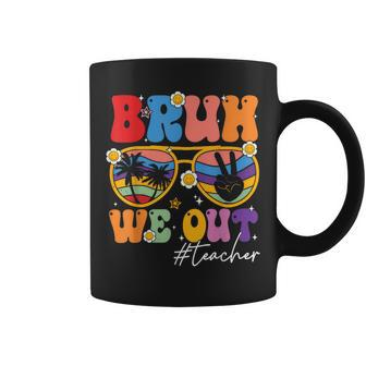 Retro Bruh We Out Teacher School Out Summer Coffee Mug | Mazezy UK