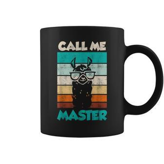 Retro Bulldogge Call Me Master Tassen, Coole Hunde Liebhaber Mode - Seseable