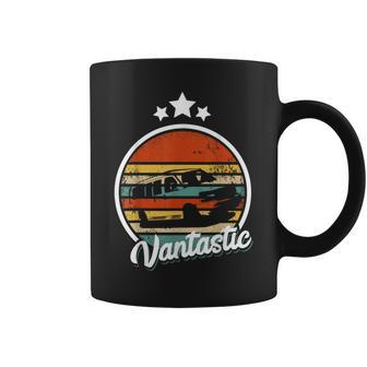 Retro Camper Van Life Vantastic Vintage Vanlife Coffee Mug - Monsterry UK
