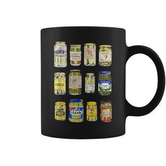 Retro Canned 12 Jars Of Pickles Lover Trending Womens Coffee Mug - Thegiftio UK