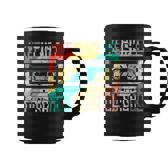 Retro Cassette Mixtape Retro Music 80S And 90S Hip Hop Cuello Taza de café - Regaloses