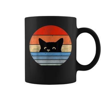 Retro Cat Cat Lover Cat Owner Cute Cat Coffee Mug - Seseable