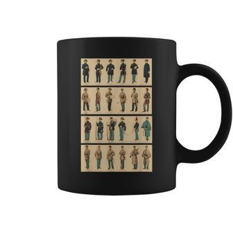Retro Civil War Uniform Vintage Military History Dress Guide Coffee Mug - Monsterry CA