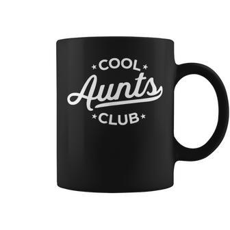 Retro Cool Aunts Club Best Auntie Ever Aunt Pocket Coffee Mug - Seseable
