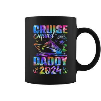 Retro Cruise Squad 2024 Daddy Tie Dye Summer Fathers Day Coffee Mug - Thegiftio UK