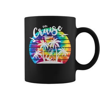 Retro On Cruise Time Vacation Summer 2024 Coffee Mug | Mazezy
