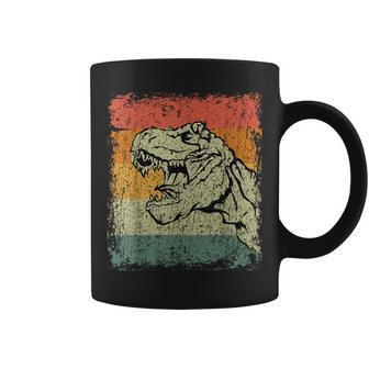 Retro Dinosaur Vintage T-Rex Coffee Mug - Monsterry AU