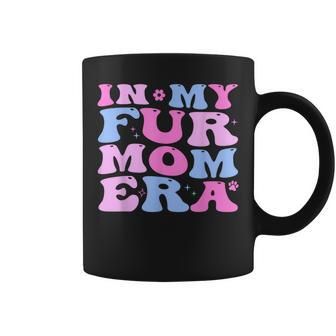 Retro In My Fur Mom Era Cat Dog Fur Mom Mother's Day Coffee Mug | Mazezy UK