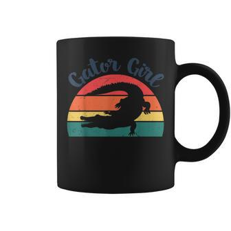 Retro Gator Girl Toddler See You Later Gator Alligator Coffee Mug - Monsterry DE