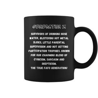 Retro Generation X Gen X Retro Saying Vintage 80S Coffee Mug - Seseable