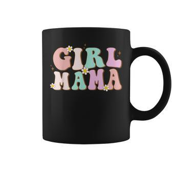 Retro Groovy Girl Mama Mother's Day For Mom Of Girl Coffee Mug - Monsterry UK