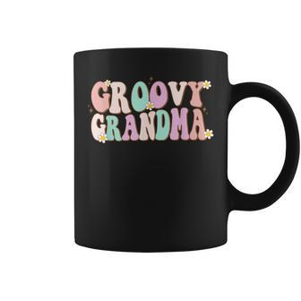 Retro Groovy Grandma Birthday Matching Family Mother's Day Coffee Mug - Monsterry DE