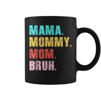 Retro Groovy Mama Mommy Mom Bruh Mother's Day Womens Coffee Mug | Mazezy UK