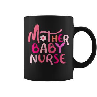 Retro Groovy Mother Baby Nurse Squad Happy Valentines Day Coffee Mug - Monsterry