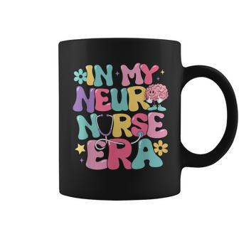 Retro Groovy In My Neuro Nurse Era Neuro Nursing Student Coffee Mug - Thegiftio UK