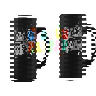 Retro Groovy Pap Pap For Father's Day Dad Grandpa Men Coffee Mug | Mazezy