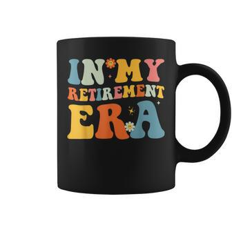 Retro Groovy In My Retirement Era Teacher Retired 2024 Coffee Mug | Mazezy AU