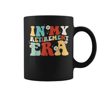 Retro Groovy In My Retirement Era Teacher Retired Coffee Mug - Monsterry UK