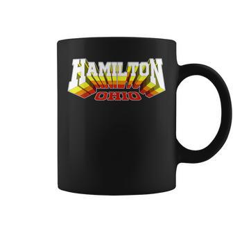 Retro Hamilton City Oh Ohio Coffee Mug - Monsterry UK