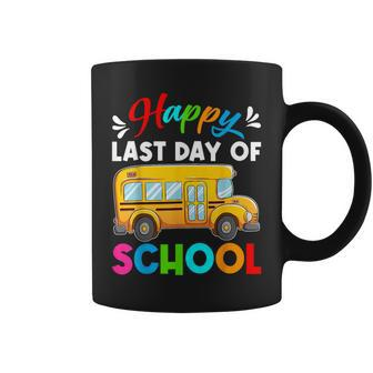 Retro Happy Last Day Of School School Bus Driver Off Duty Coffee Mug - Monsterry DE