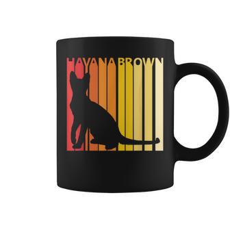 Retro Havana Brown Cat Breed Owner Coffee Mug - Monsterry CA