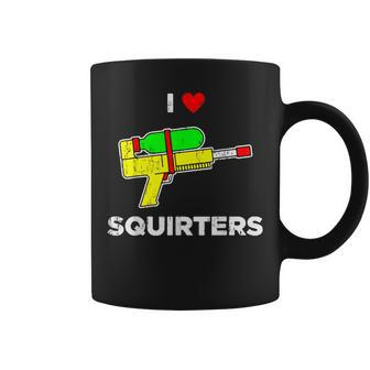 Retro I Heart Squirters I Love Squirters Coffee Mug | Mazezy