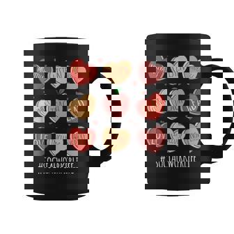 Retro Hearts School Social Worker Life Valentines Day Coffee Mug - Thegiftio