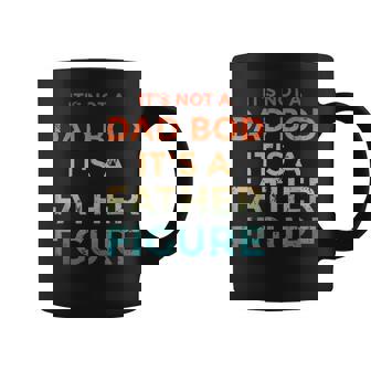 Retro It's Not A Dad Bod It's A Father Figure Fathers Day Coffee Mug - Thegiftio UK