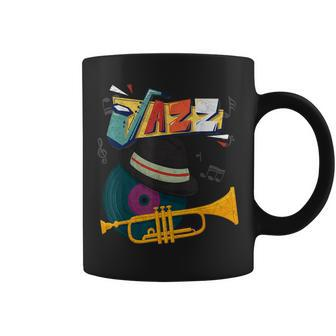 Retro Jazz Trumpets Player Music Festival New Orleans Coffee Mug - Monsterry