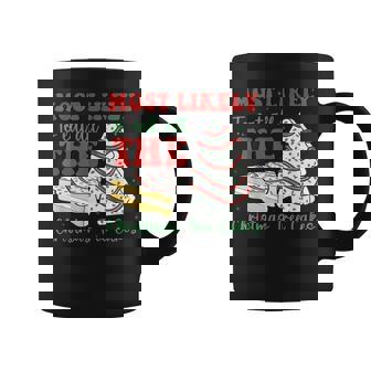 Retro Most Likely To Eat All The Christmas Tree Cakes Debbie Coffee Mug - Thegiftio