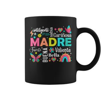 Retro Madre Ella Es Mamá Spanish Blessed Mom Mother's Day Coffee Mug - Seseable