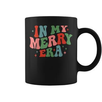 Retro In My Merry Era Christmas Family Cute Xmas Women Coffee Mug - Seseable