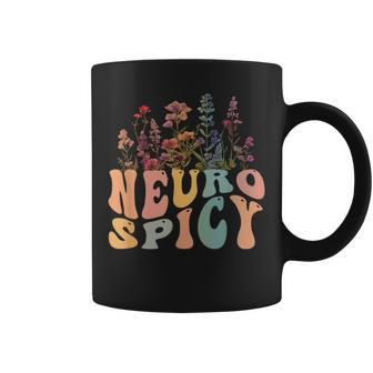 Retro Neurospicy Mental Health Mental Health Matters Coffee Mug - Monsterry