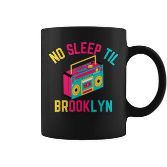 Retro No Sleep Til Brooklyn Coffee Mug - Seseable