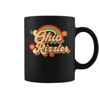 Retro Ohio Rizzler Ohio Rizz Ironic Meme Quote Coffee Mug - Monsterry CA