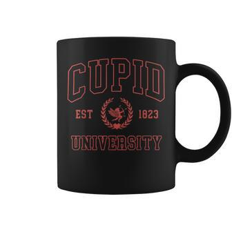 Retro Old Fashioned Cupid University Est 1823 Valentines Day Coffee Mug - Monsterry CA