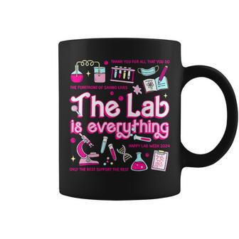 Retro Pink The Lab Is Everything Happy Lab Week 2024 Coffee Mug | Mazezy