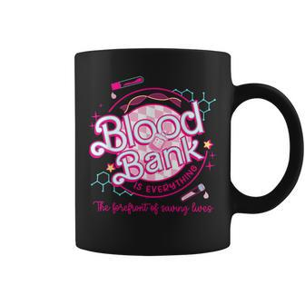 Retro Pink Lab Week 2024 Blood Bank Laboratory Lab Tech Coffee Mug | Mazezy