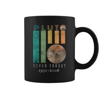 Retro Pluto Never Forget 1930-2006 Astronomy Fuuny Space Coffee Mug - Monsterry DE
