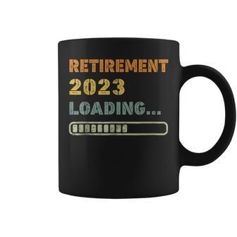 Retro Retirement 2023 Loading Retired Countdown Retiring Coffee Mug - Monsterry CA
